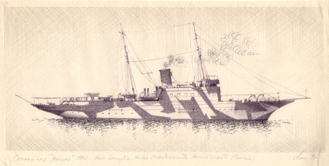 1941 - Nave bersaglio ex cannoniera 'Aurora'